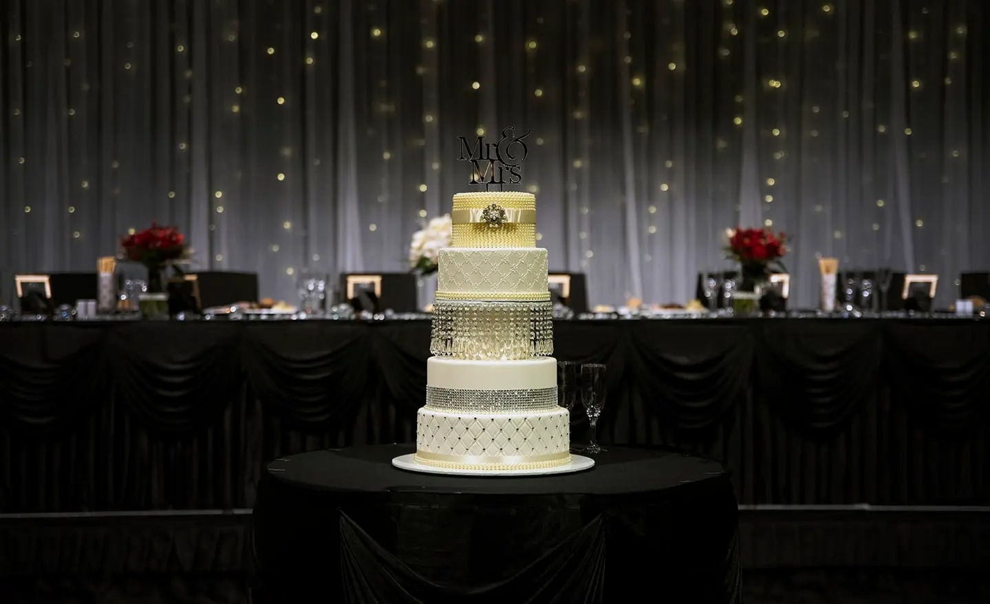 Wedding cake in intercontinental Adelaide