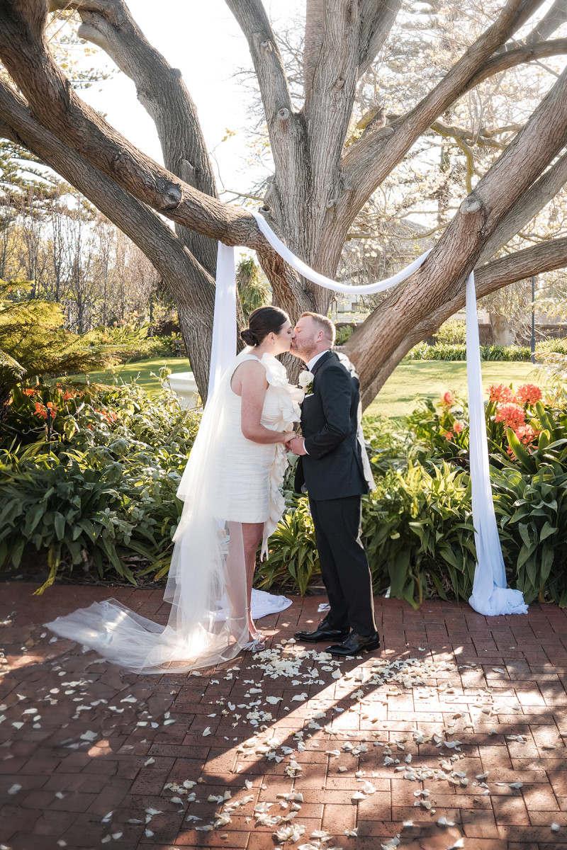 First kiss at Partridge House