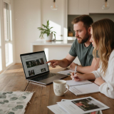 Couple planning wedding venue in Adelaide