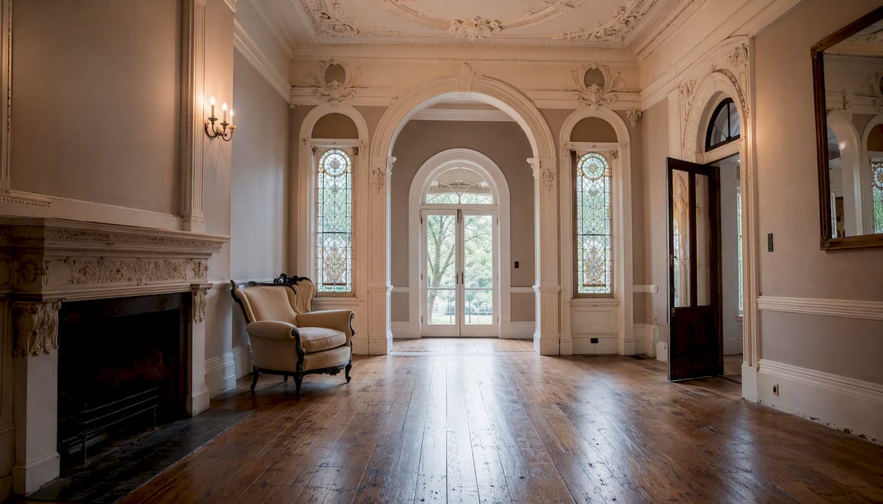 Top benefits of historic venues for couples and planners 1 Interior architectural details of heritage venue