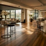 Wedding venue with seated and cocktail reception areas
